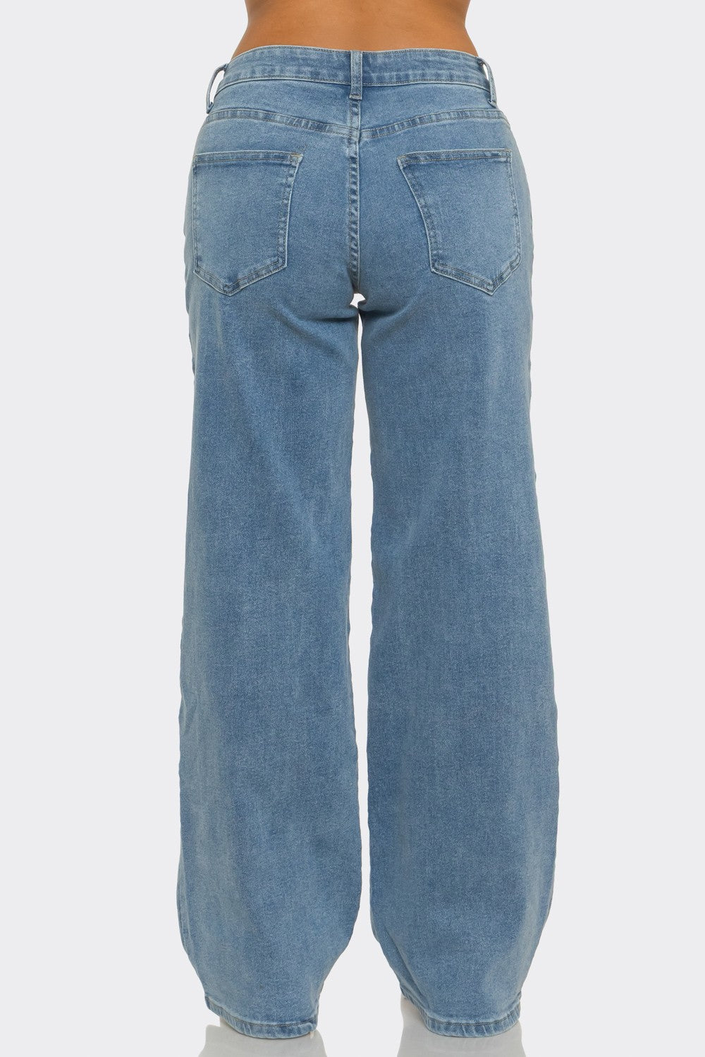 Low Rise Relaxed Wide Leg Jeans – 4 Colors